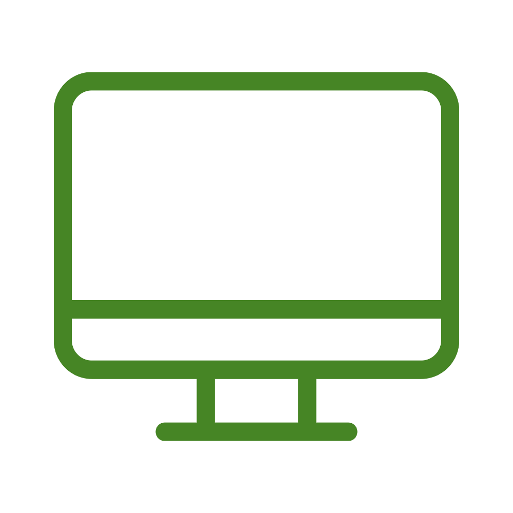 Icona rappresentativa di uno schermo di un computer Icona rappresentativa di uno schermo di un computer